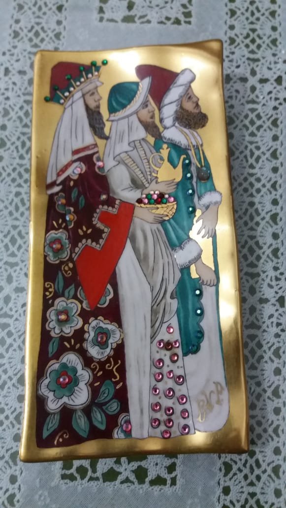 Peça de Louça Pintada